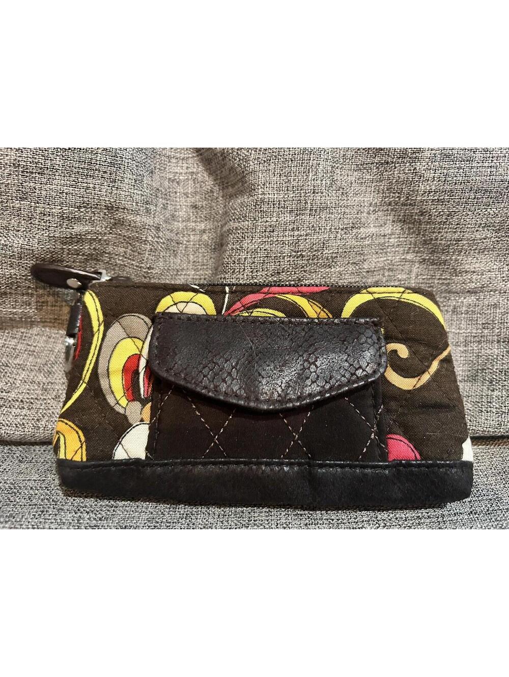 Vera Bradley Coin Purse Key Ring Puccini Retired - Picture 2 of 5